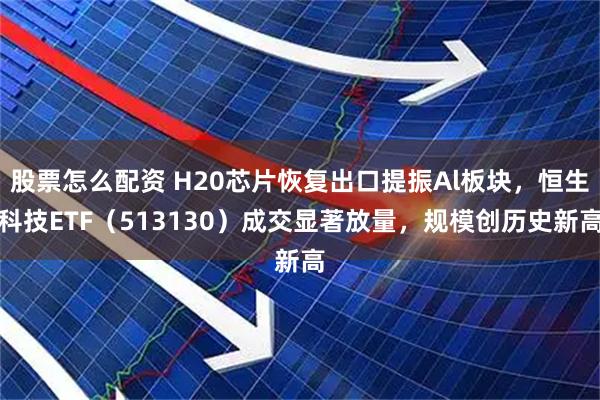 股票怎么配资 H20芯片恢复出口提振Al板块，恒生科技ETF（513130）成交显著放量，规模创历史新高